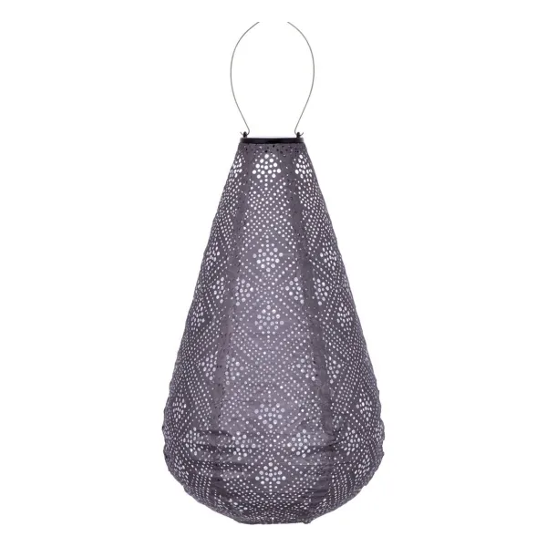 LUMIZ Lampion Solarlampe Drop 28 Topaze Mauve Purple Ø 28 cm - Tyvek®