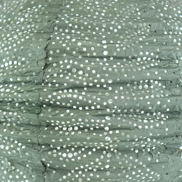 LUMIZ Lampion Solarlampe Round 30 Folia Sage Green salbeigrün Ø 30 cm - Tyvek®