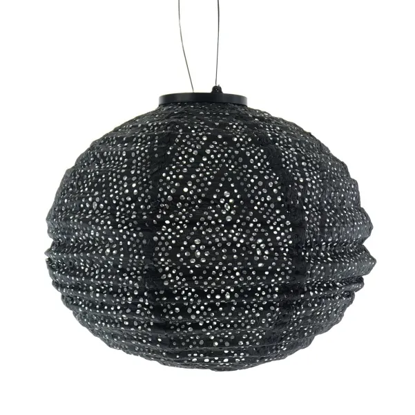 LUMIZ Lampion Solarlampe Round 30 Ikat Black schwarz Ø 30 cm - Tyvek® LUMIZ Lampion Solarlampe Round 30 Ikat Black schwarz Ø 30 cm - Tyvek®