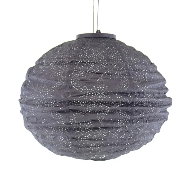 LUMIZ Lampion Solarlampe Round 30 Marrakesh Mauve Purple lila Ø 30 cm - Tyvek® LUMIZ Lampion Solarlampe Round 30 Marrakesh Mauve Purple lila Ø 30 cm - Tyvek®