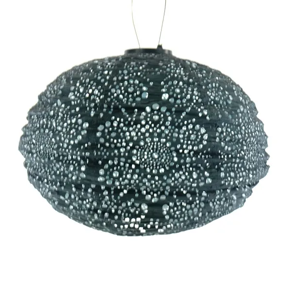 LUMIZ Lampion Solarlampe Round 40 Fiore Green dunkelgrün Ø 40 cm - Tyvek® LUMIZ Lampion Solarlampe Round 40 Fiore Green dunkelgrün Ø 40 cm - Tyvek®