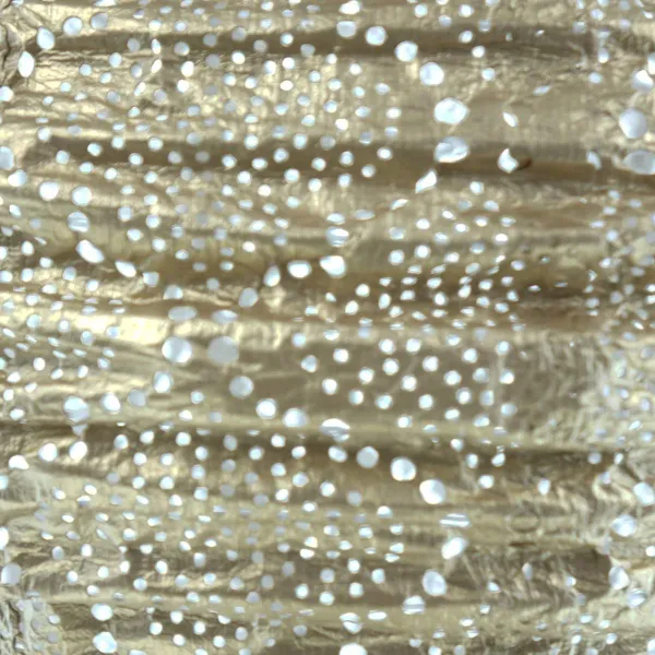 LUMIZ Lampion Solarlampe Round 30 Bazaar Gold goldfarben Ø 30 cm - Tyvek®