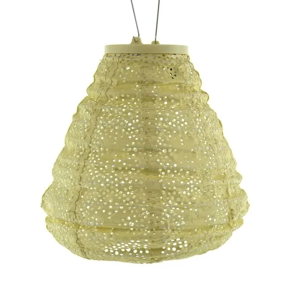 LUMIZ Lampion Solarlampe Tulip 20 Charme Yellow gelb Ø 20 cm - Tyvek® LUMIZ Lampion Solarlampe Tulip 20 Charme Yellow gelb Ø 20 cm - Tyvek®