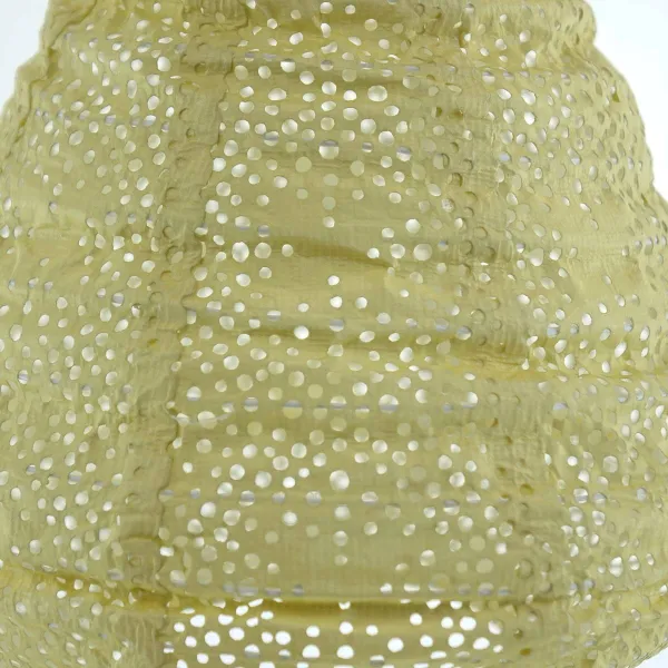 LUMIZ Lampion Solarlampe Tulip 20 Charme Yellow gelb Ø 20 cm - Tyvek®