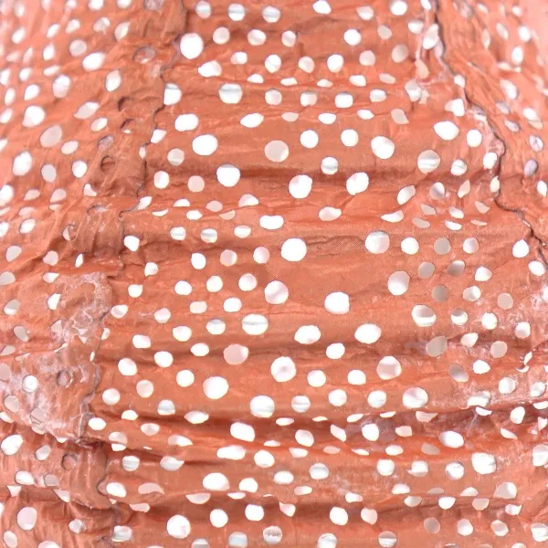 LUMIZ Lampion Solarlampe Bulb 16 Ikat Orange Ø 16 cm - Tyvek®