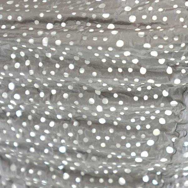 LUMIZ Lampion Solarlampe Diamant 28 Ikat Taupe hellgrau Ø 28 cm - Tyvek®