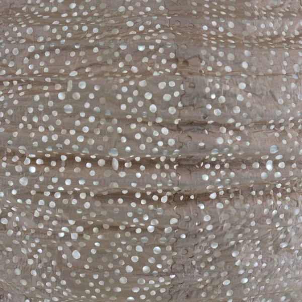 LUMIZ Lampion Solarlampe Jar 30 Ikat Pink lachsfarben Ø 30 cm - Tyvek®