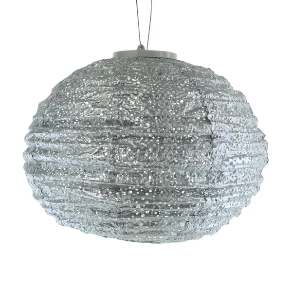 LUMIZ Lampion Solarlampe Round 30 Lace Silver silberfarben Ø 30 cm - Tyvek® LUMIZ Lampion Solarlampe Round 30 Lace Silver silberfarben Ø 30 cm - Tyvek®
