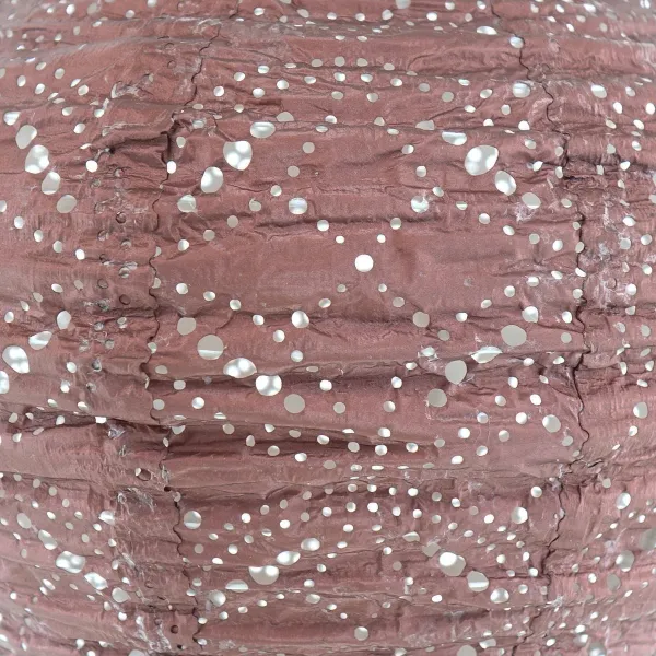 LUMIZ Lampion Solarlampe Jar 30 Mandela Copper kupferfarben Ø 30 cm - Tyvek®