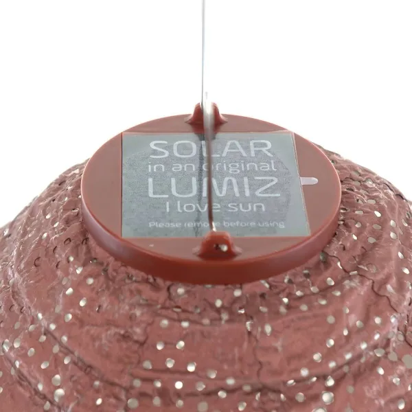 LUMIZ Lampion Solarlampe Jar 30 Mandela Copper kupferfarben Ø 30 cm - Tyvek®
