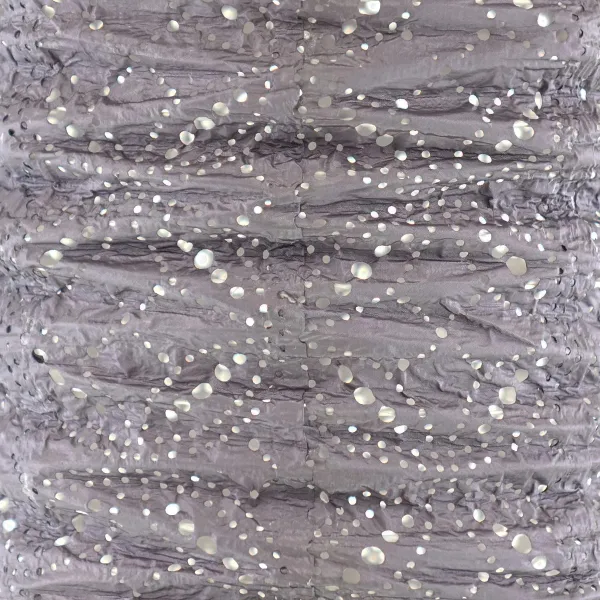 LUMIZ Lampion Solarlampe Cylinder 18 Mandela Mauve Purple lila Ø 18 cm - Tyvek®