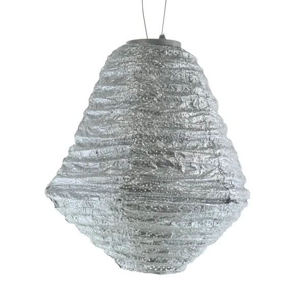 LUMIZ Lampion Solarlampe Can Marrakesh Silver silberfarben Ø 30 cm - Tyvek® LUMIZ Lampion Solarlampe Can Marrakesh Silver silberfarben Ø 30 cm - Tyvek®
