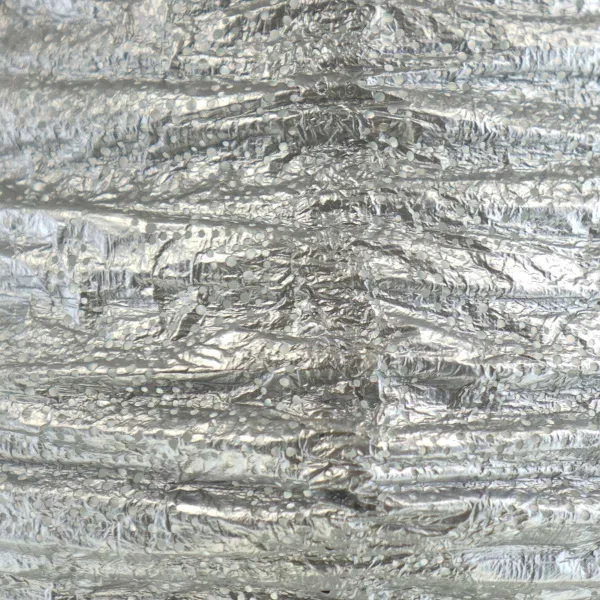 LUMIZ Lampion Solarlampe Can Marrakesh Silver silberfarben Ø 30 cm - Tyvek®