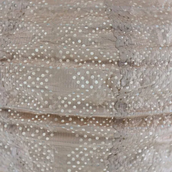 LUMIZ Lampion Solarlampe Ballon 20 Mosaic Pink lachsrosa Ø 20 cm - Tyvek®