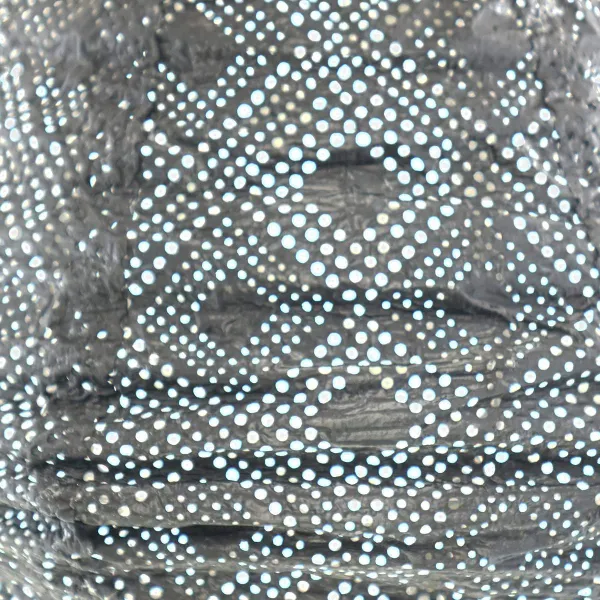 LUMIZ Lampion Solarlampe Can Mosaic Black schwarz Ø 30 cm - Tyvek®