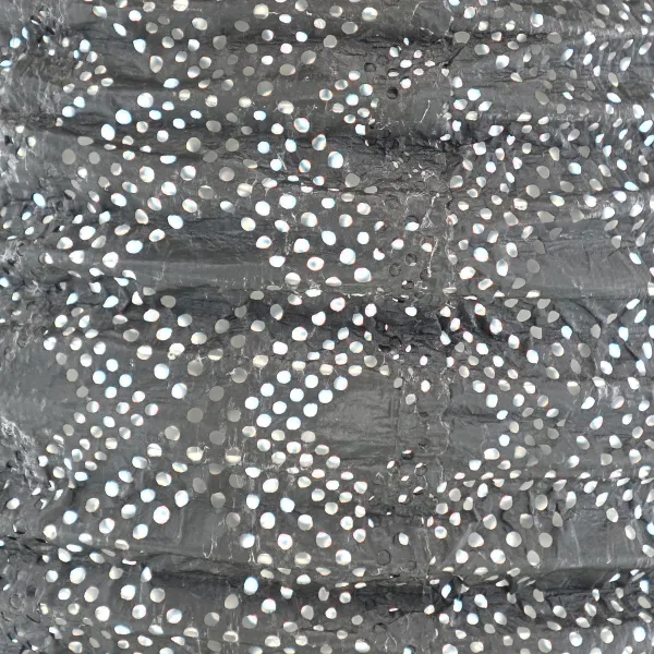 LUMIZ Lampion Solarlampe Long Oval 20 Mosaic Dark Grey dunkelgrau Ø 20 cm - Tyvek®