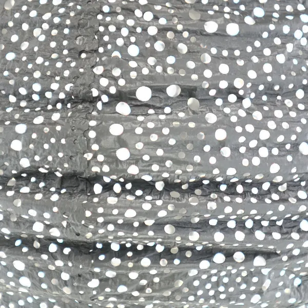 LUMIZ Lampion Solarlampe Round 30 Paisley Dark Grey dunkelgrau Ø 30 cm - Tyvek®