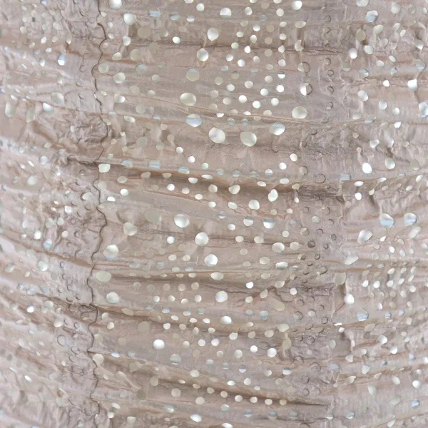 LUMIZ Lampion Solarlampe Cylinder 18 Paisley Pink lachsrosa Ø 18 cm - Tyvek®