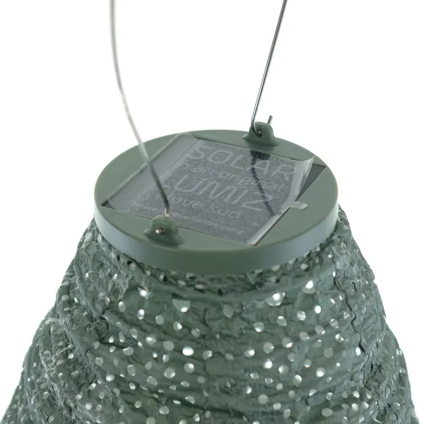 LUMIZ Lampion Solarlampe Drop 28 Spectare Sage Green salbeigrün Ø 28 cm - Tyvek®