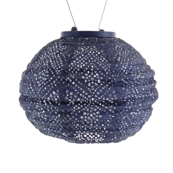LUMIZ Lampion Solarlampe Round 20 Topaze Future Dusk blau-violett Ø 20 cm - Tyvek® LUMIZ Lampion Solarlampe Round 20 Topaze Future Dusk blau-violett Ø 20 cm - Tyvek®