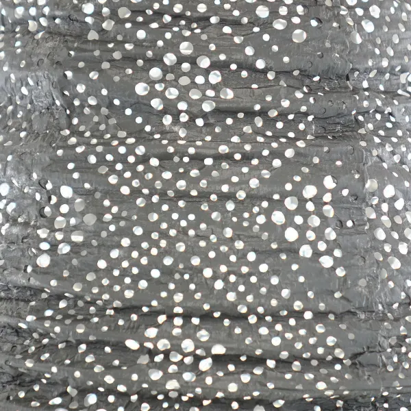 LUMIZ Lampion Solarlampe Drop 28 Topaze Dark Grey dunkelgrau Ø 28 cm - Tyvek®