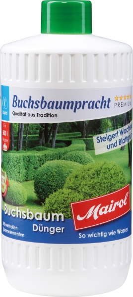 Mairol® Buchsbaumpracht Flüssigdünger Liquid für 500 Liter - 1 Liter
