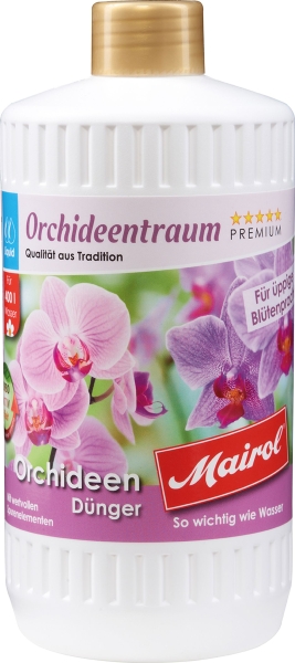 Mairol® Orchideentraum Flüssigdünger Liquid für 400 Liter - 1 Liter