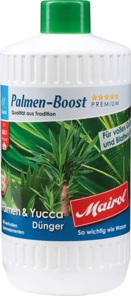 Mairol® Palmen-Boost & Yucca Flüssigdünger Liquid für 500 Liter - 1 Liter Mairol® Palmen-Boost & Yucca Flüssigdünger Liquid für 500 Liter - 1 Liter