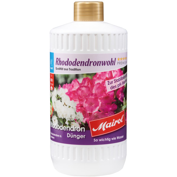 Mairol® Rhododendronwohl Flüssigdünger Liquid für 500 Liter - 1 Liter