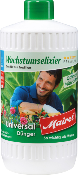 Mairol® Wachstumselixier Universal Flüssigdünger Liquid für 500 Liter - 1 Liter