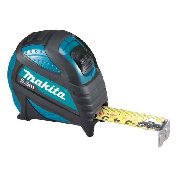 Makita® Maßband 5,5 m x 25 mm beidseitig bedruckt mit Magnethaken - B-57146