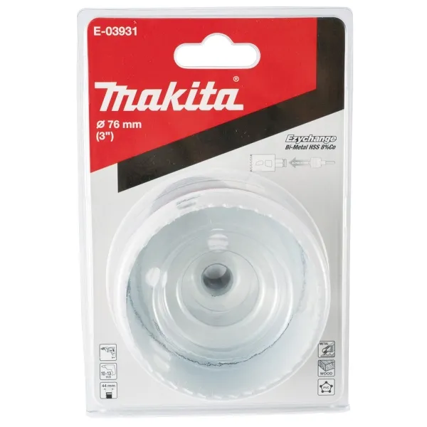 Makita® Zubehör BiM-Lochsäge Ø 76 mm HSS 8% Co EZYCHANGE - E-03931