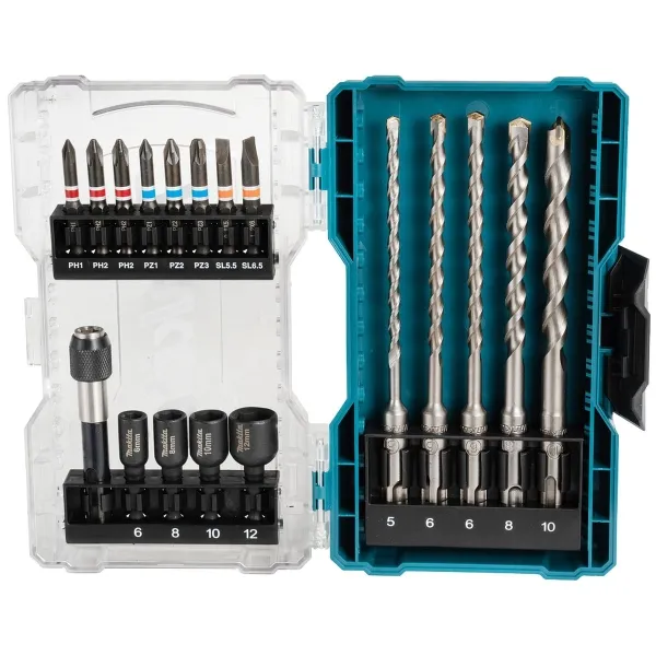 Makita® Zubehör Bit-Set & Bohrer - E-07026 - 18 teilig Makita® Zubehör Bit-Set & Bohrer - E-07026 - 18 teilig