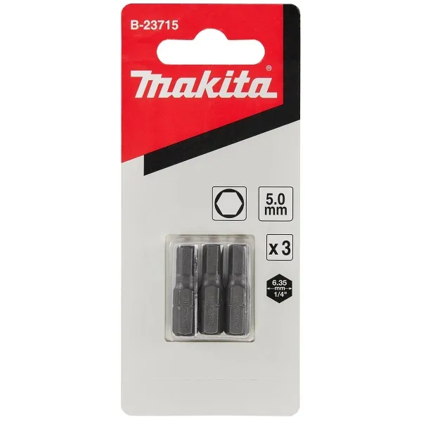 Makita® Zubehör Bits 6-KT 5,0 x 25 mm B-23715 - 3er Pack