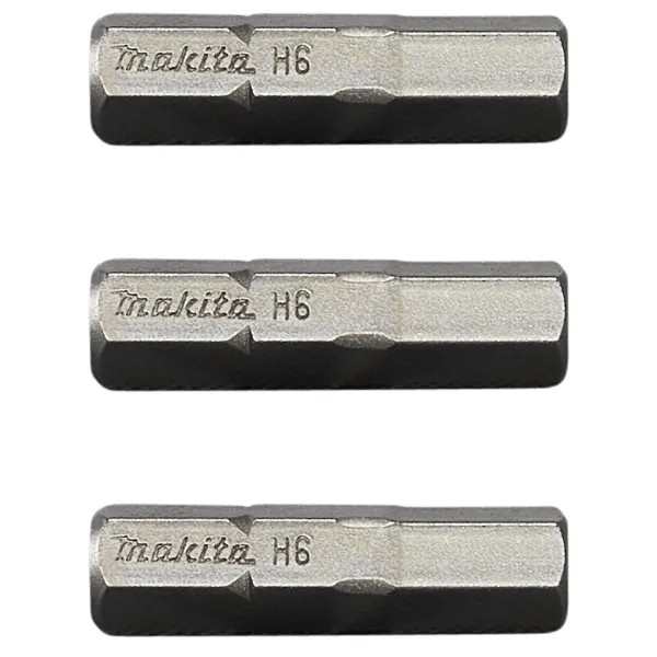 Makita® Zubehör Bits 6-KT 6,0 x 25 mm B-23721 - 3er Pack Makita® Zubehör Bits 6-KT 6,0 x 25 mm B-23721 - 3er Pack