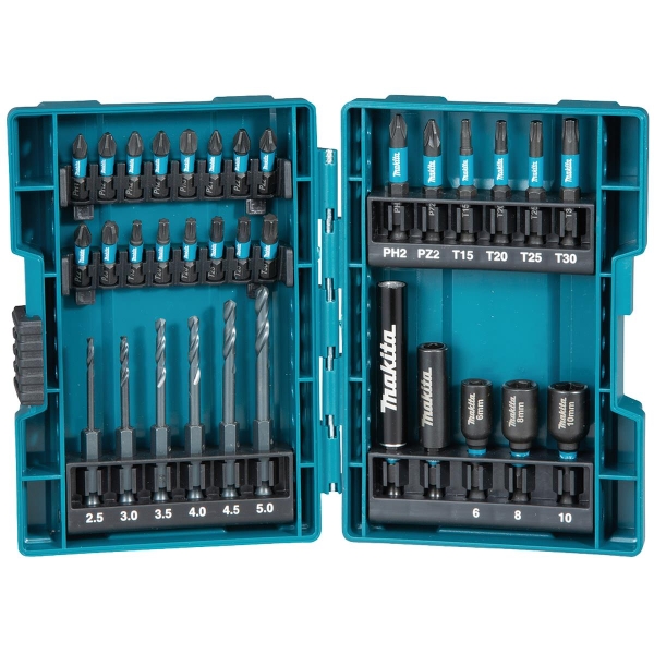 Makita® Zubehör  Bohrer-Bit-Set Impact Black B-66896 - 33 teilig