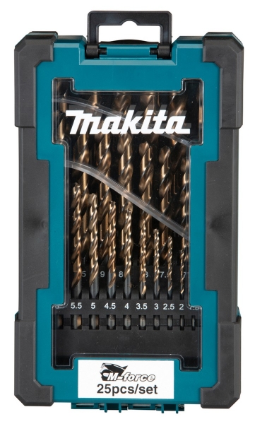 Makita® Zubehör Bohrer-Set M-Force Metall 25-teilig - D-67599