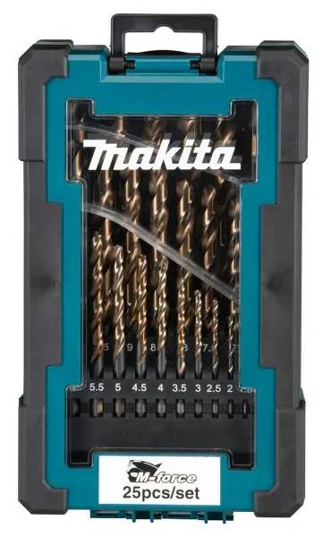 Makita® Zubehör Bohrer-Set M-Force Metall 25-teilig - D-67599