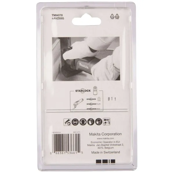 Makita® Zubehör Delta-Schleifplatte Klett 94 mm TMA078 - B-65115