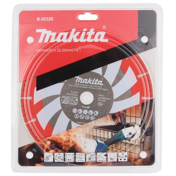 Makita® Zubehör Diamantscheibe Rescue Cut Ø 230 x 22,23 x 3,1 mm - B-55326