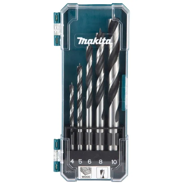 Makita® Zubehör Holzbohrer-Set 4-10 mm - D-72861 Makita® Zubehör Holzbohrer-Set 4-10 mm - D-72861