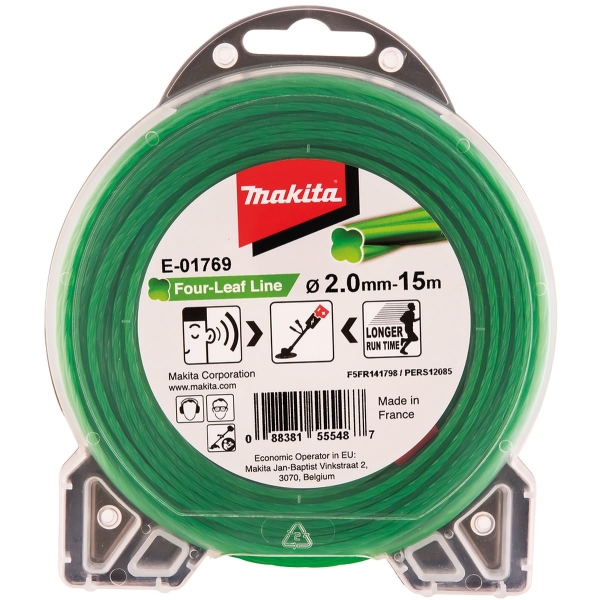Makita® Zubehör Mähfaden Four-Leaf  Ø 2 mm -15 m E-01769