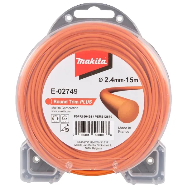 Makita® Zubehör Mähfaden Round TrimPLUS Ø 2,4 mm -15 m E-02749 Makita® Zubehör Mähfaden Round TrimPLUS Ø 2,4 mm -15 m E-02749