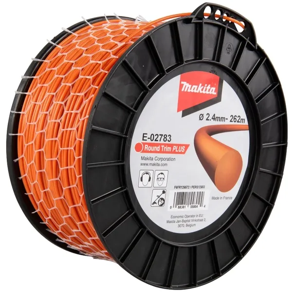 Makita® Zubehör Mähfaden Round TrimPLUS Ø 2,4 mm -263 m E-02783 Makita® Zubehör Mähfaden Round TrimPLUS Ø 2,4 mm -263 m E-02783