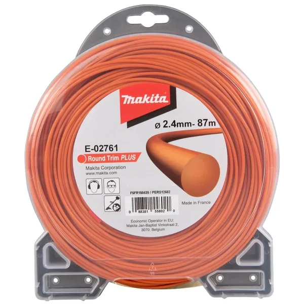 Makita® Zubehör Mähfaden Round TrimPLUS Ø 2,4 mm -87 m E-02761 Makita® Zubehör Mähfaden Round TrimPLUS Ø 2,4 mm -87 m E-02761