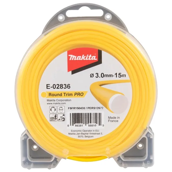 Makita® Zubehör Mähfaden Round TrimPRO Ø 3 mm -15 m E-02836 Makita® Zubehör Mähfaden Round TrimPRO Ø 3 mm -15 m E-02836