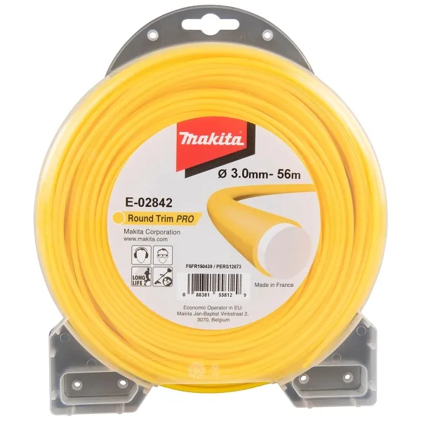 Makita® Zubehör Mähfaden Round TrimPRO Ø 3 mm -56 m E-02842 Makita® Zubehör Mähfaden Round TrimPRO Ø 3 mm -56 m E-02842