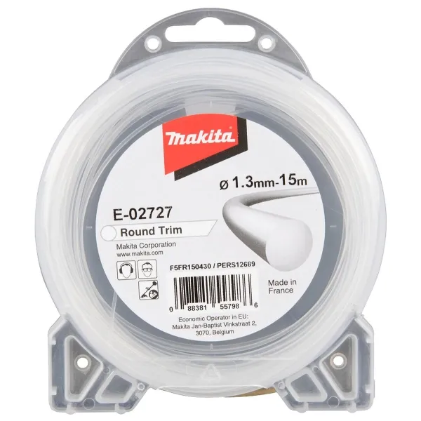 Makita® Zubehör Mähfaden rund Ø 1,3 mm -15 m E-02727 Makita® Zubehör Mähfaden rund Ø 1,3 mm -15 m E-02727