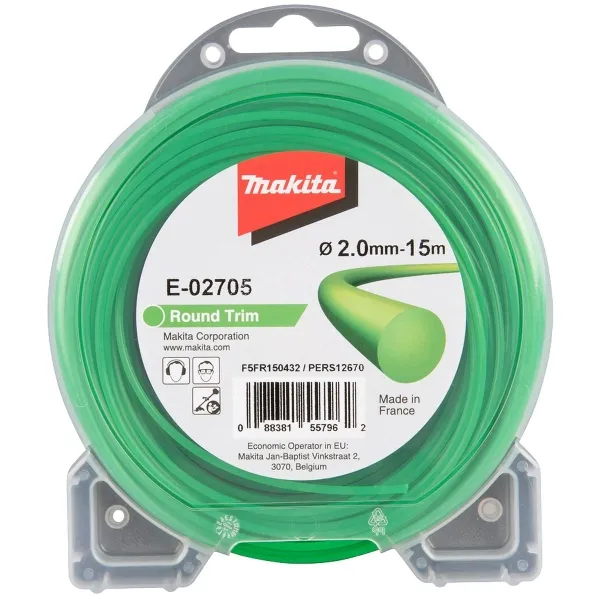 Makita® Zubehör Mähfaden rund Ø 2 mm -15 m E-02705 Makita® Zubehör Mähfaden rund Ø 2 mm -15 m E-02705