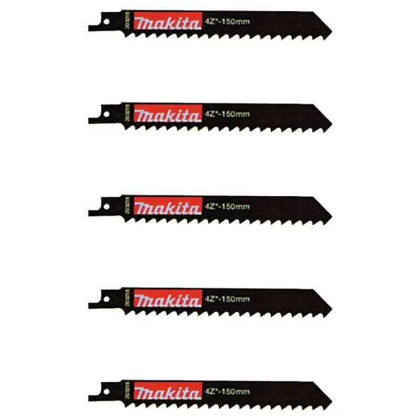Makita® Zubehör Recipro-Sägeblatt BIM 150/4Z 5er Pack - P-04999 Makita® Zubehör Recipro-Sägeblatt BIM 150/4Z 5er Pack - P-04999